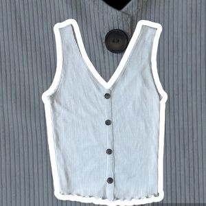 button down tank top